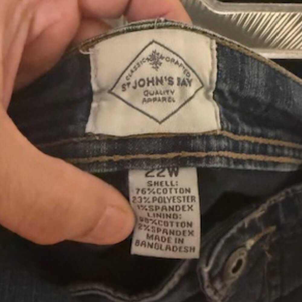 ST.JOHN'S BAY Denim-Like Skort Size 22W - Picture 4 of 4